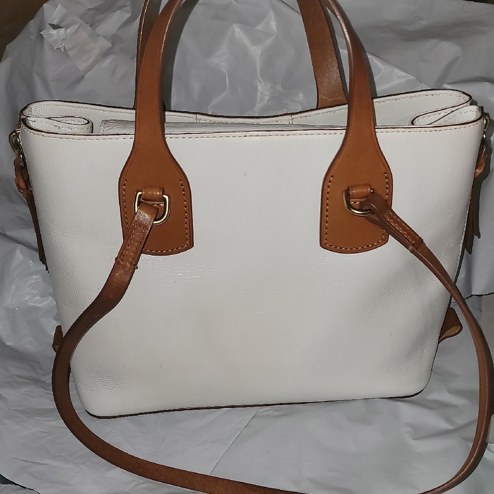 Dooney & Bourke Leather Tote Bag - Picture 3 of 14